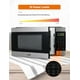 thumbnail image 3 of Commercial Chef Microondas de Encimera 1,1 Cu. Ft.. ft., Negro con Adornos de Acero Inoxidable, 3 of 6