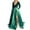 Green, variant on IROINNID Long Dress for Women Formal Wedding Guest Formal Dress Summer Hemline Satin Finish V Neck Long Sleeved Sequin Dress,Green