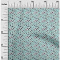 thumbnail image 2 of oneOone Polyester Spandex Arctic Blue Fabric Sports Craft Projects Decor Fabric Printed By The Yard 56 Inch Wide, 2 of 4