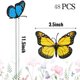 thumbnail image 2 of Estacas de mariposa, 48 piezas de 11,5 pulgadas, adornos de mariposa para jardín, decoraciones de mariposas impermeables para patio interior/exterior, maceta para patio, parterre de flores,, 2 of 8