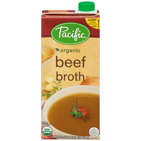 (2 Pack) Pacific Foods Organic Beef Broth,