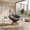 Dark Grey, variant on Sailvan Ergonomic Wicker Papasan Chair with 360 Swivel