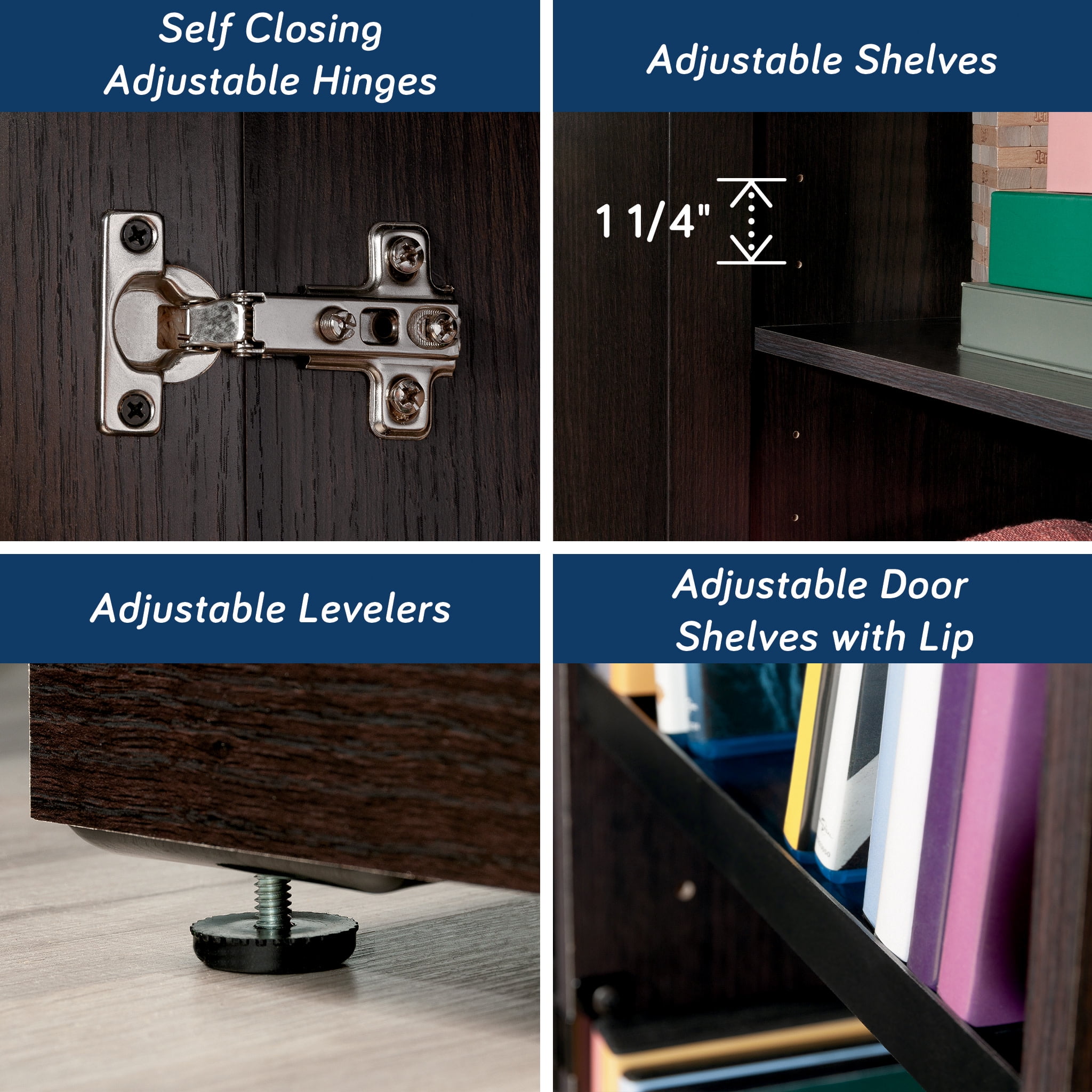 Sauder HomePlus Storage Cabinet, Dakota Oak Finish
