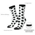 thumbnail image 6 of Honeii Soccer Ball Print Adult Socks,Crew Socks,Casual Calf Socks,Daily Wear Socks for Men & Women, Perfect for Sports, Casual and Everyday Use, 6 of 6