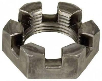 15 1-14 Slotted Hex Castle Nut Zinc Plated 1" x 14 Fine  Thread 1 inch fine 