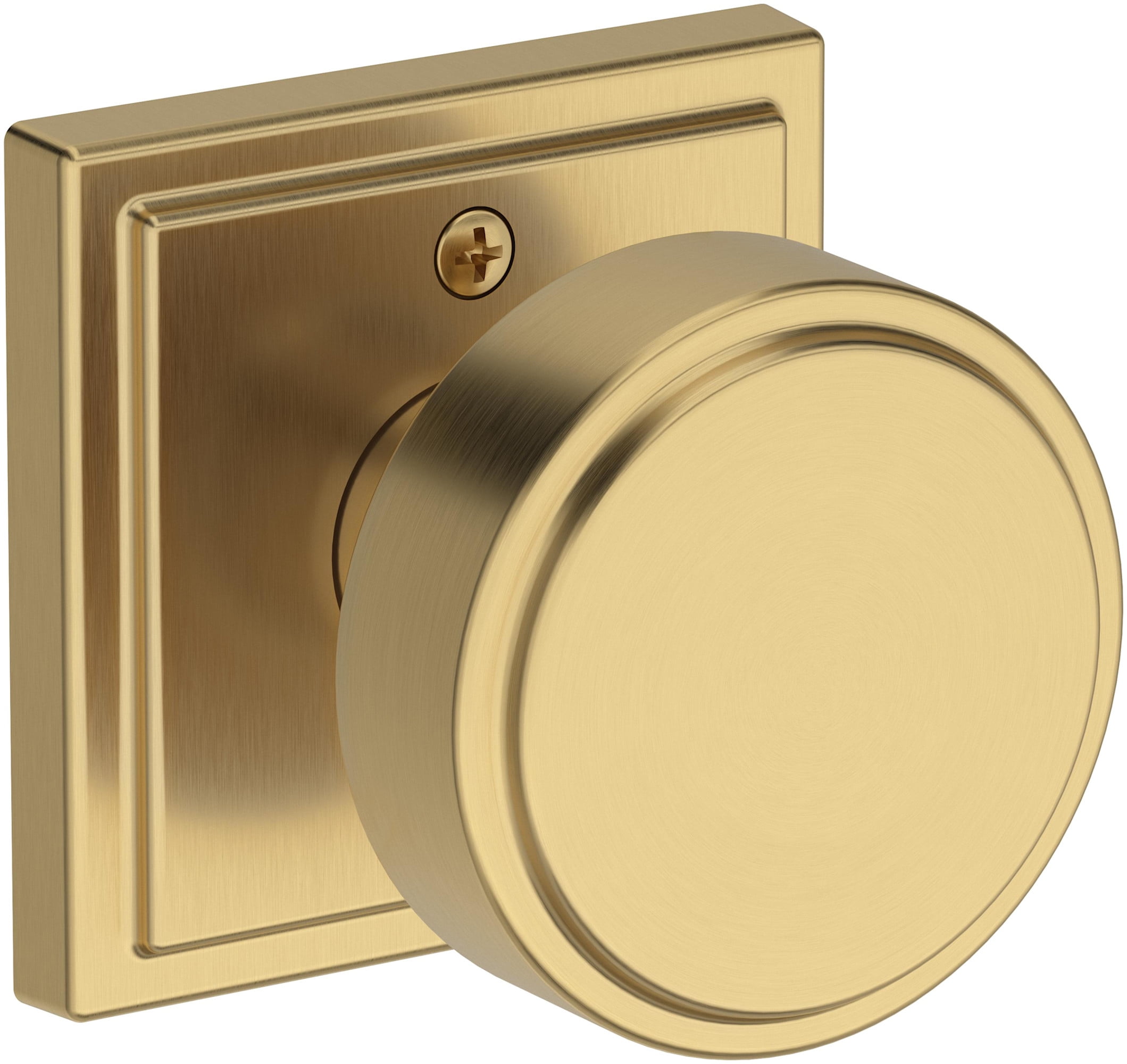 Baldwin PSVASSSR003 Vashon Passage Door Knob Set - Brass