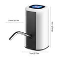 Ckraxd Portable Electric Kettle Pump, Desktop Kettle Water Dispenser, USB Rechargeable Automatic