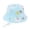 Sky Blue, variant on AJGRHE Baby Summer Sun Hat Fisherman Cap for Girls Boys Baseball Sunscreen Blue 6-18 Months