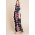 thumbnail image 3 of BOMBOM Floral Short Sleeve Maxi Dress, 3 of 5