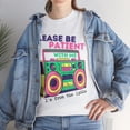 thumbnail image 3 of Retro Boombox Please Be Patient With Me I'm From the 1900s Funny Meme Tee, 3 of 5
