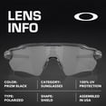 thumbnail image 4 of Oakley OO9208 Radar EV Path Shield Shaped Polarized Sunglasses for Men - Includes Official Eyewear Kit - Carbon Frame Frame with Prizm Black Lens, 4 of 7