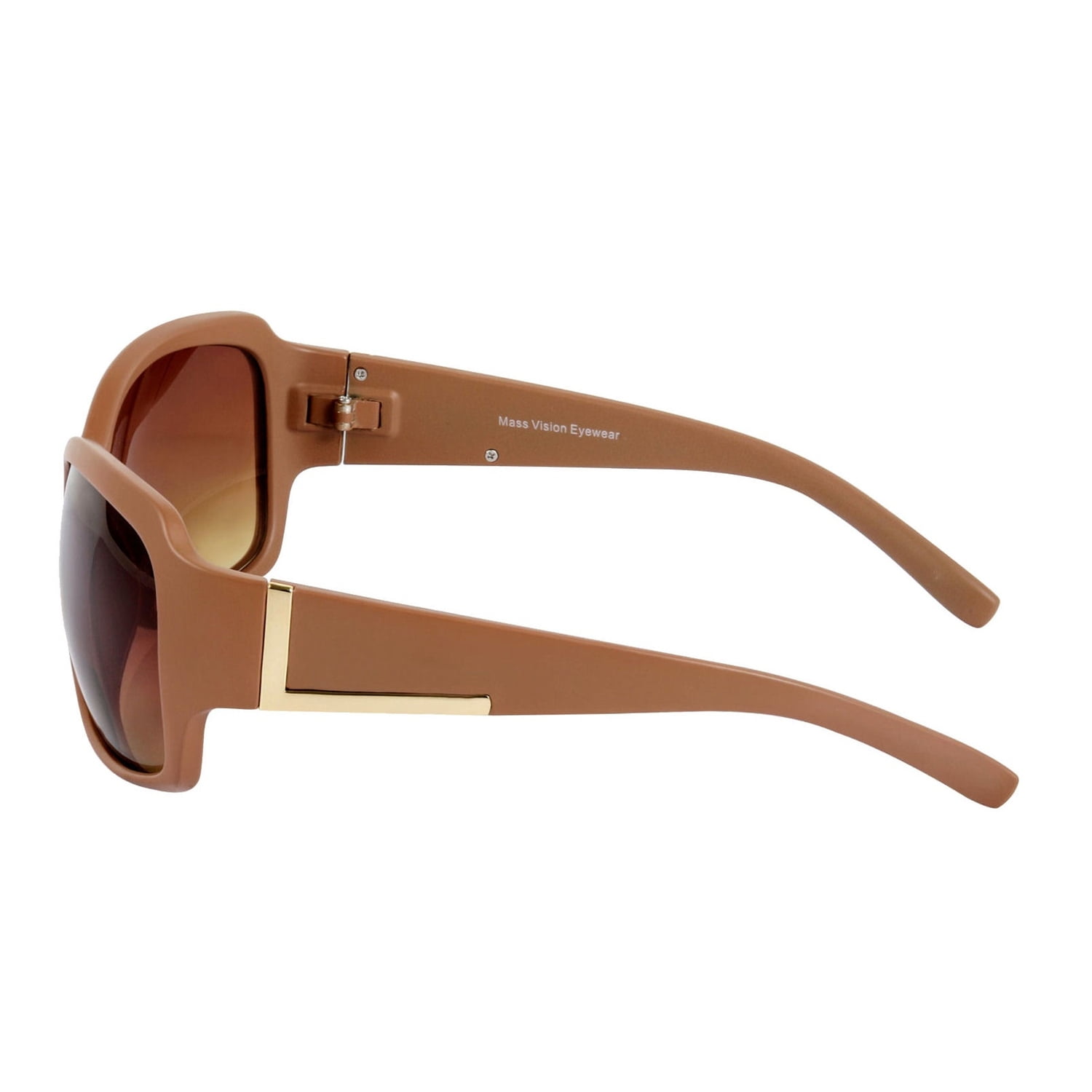 2 Pair of "The Fashionista" Womens Designer Bifocal Sunglasses - Outdoor Reading Glasses - Black/Brown - 1.75