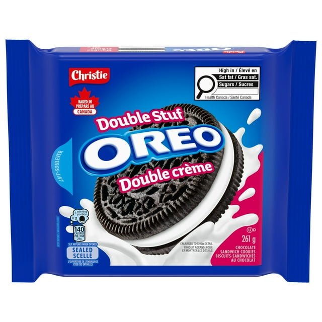 Biscuits-sandwiches Oreo Double crème, 1 emballage refermable