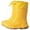 e#45Yellow115, variant on CAIVO Boys Outdoor Boots Kids Winter Lightweight Rubber Rain Shoes On Design Rainy Days All Season Wear Adorable Child Solid Color Footwear