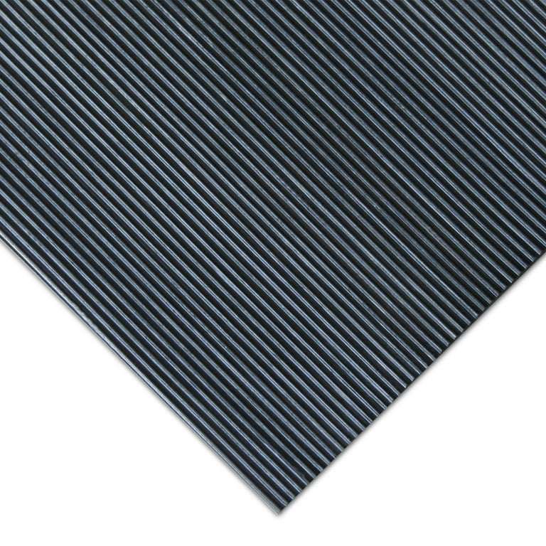 Rubber-Cal Corrugated Fine Rib 1/8 in. x 4 ft. x 8 ft. Rubber Runner Rubber-Cal Corrugated Fine Rib 1/8 in. x 4 ft. x 8 ft. Rubber Runner