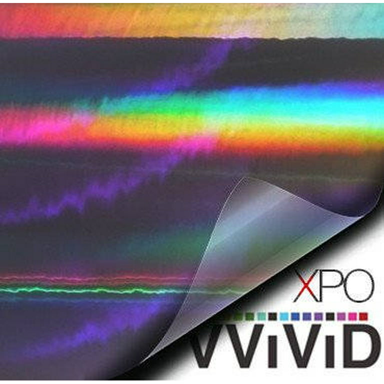 VViViD Black Chrome Holographic walk-around Hyundai Genesis Coupe vinyl  wrap 