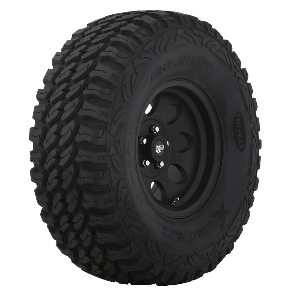Pro Comp Tires 701337 Pro Comp Xtreme MT2 Tire; Size 37/13.50R20; Sidewall; Black Letters; Max