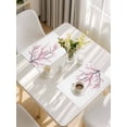 thumbnail image 5 of Pink Cherry Blossom Placemats Set of 4, Spring Branches Floral Watercolor Placemats for Dining Table, Place Mats for Kitchen Tabletop, Waterproof Wipeable Dining Table Mats Set, 5 of 9