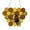 D, variant on Honeycomb Hanging Wall Art - Stained Indoor Outdoor Ornament for Garden and Yard Decoration