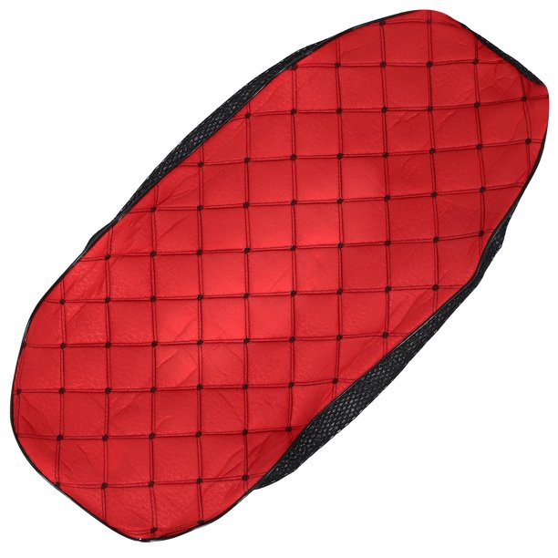 BEADCEST Cubre Asiento Protector Rojo Para Motocicleta Con Buena Ventilación Y Antideslizante