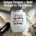 thumbnail image 5 of Biddlebee 12oz Insulated Stainless Steel Stemless Wine Tumbler, Save Water Drink Wine, 5 of 7
