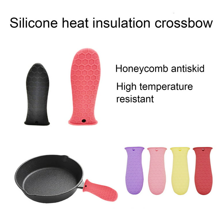 Heat-resistant Silicone Pot Handle Cover - Insulated Sleeve For