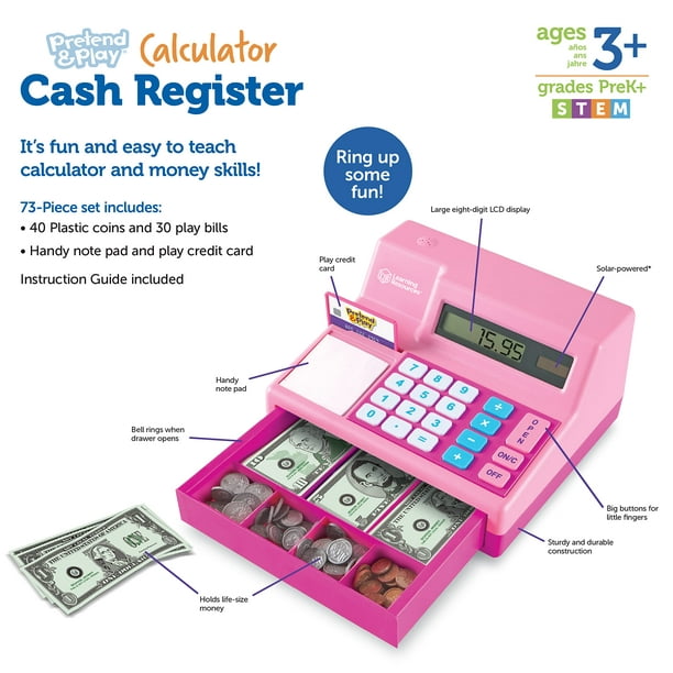Learning resources cash sales register replacement parts
