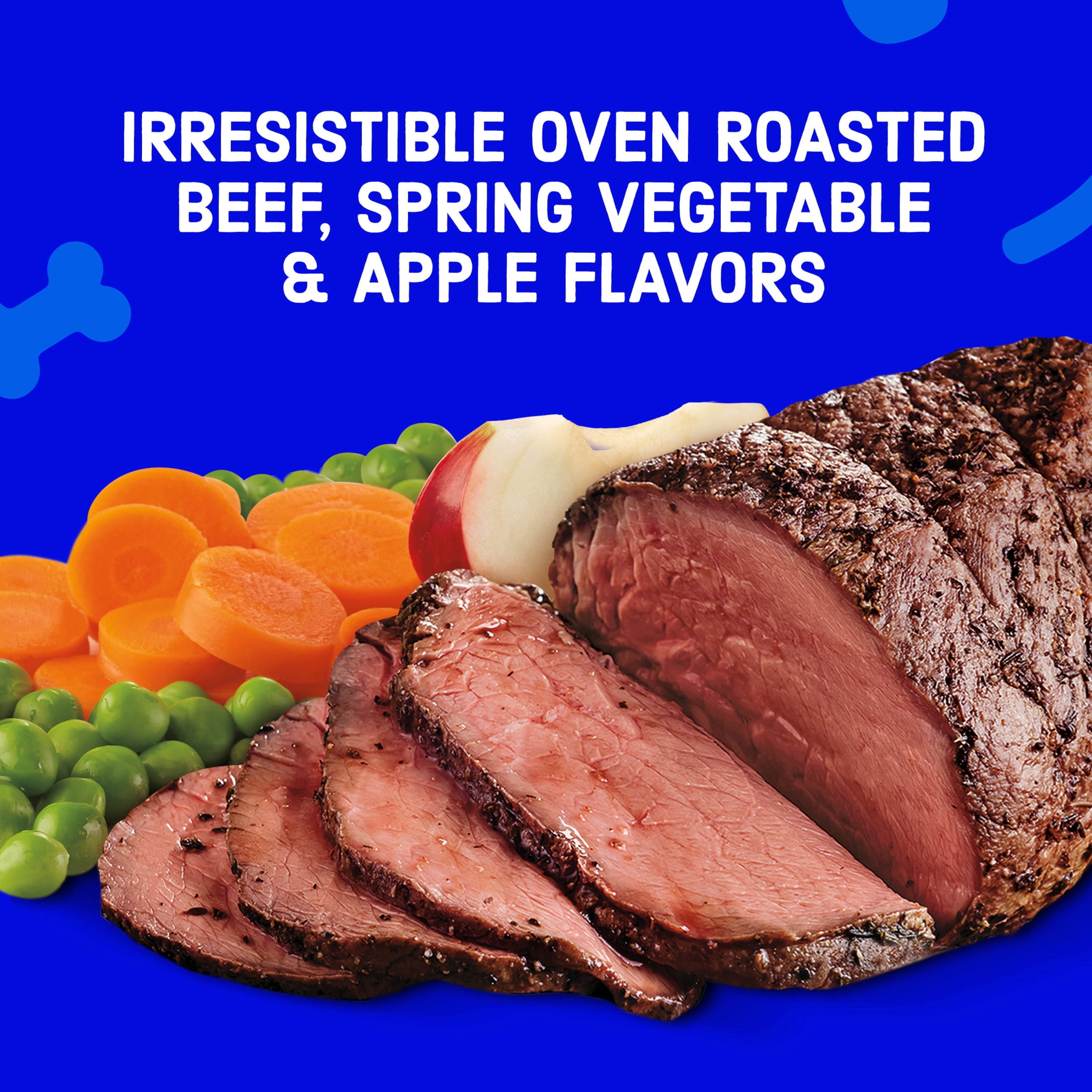 Kibbles 'n Bits Bistro Oven Roasted Beef, Vegetable & Apple Flavors Dry Dog Food, 45 lb. Bag