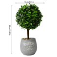thumbnail image 4 of Maceta redonda artificial para decoración del hogar, mesa de interior, escritorio y salón, 4 of 5