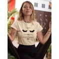 thumbnail image 2 of Lashes Long Standards High T-Shirt Women -Image by Shutterstock, Female 5X-Large, 2 of 4