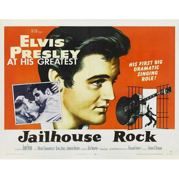 Jailhouse Rock Poster 22x28 1957 Half Sheet Style B Walmart Com Walmart Com Jailhouse Rock Poster 22x28 1957 Half Sheet Style B Walmart Com Walmart Com