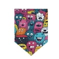 thumbnail image 6 of Monsters Colorful Garden Flag 18" x 12.5" Double Sided Yard Lawn Outdoor Decor Small Yard Flags, 6 of 6