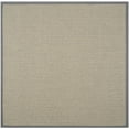 thumbnail image 4 of SAFAVIEH Natural Fiber Glenn Border Sisal Area Rug, Grey Brown/Grey, 8' x 10', 4 of 9