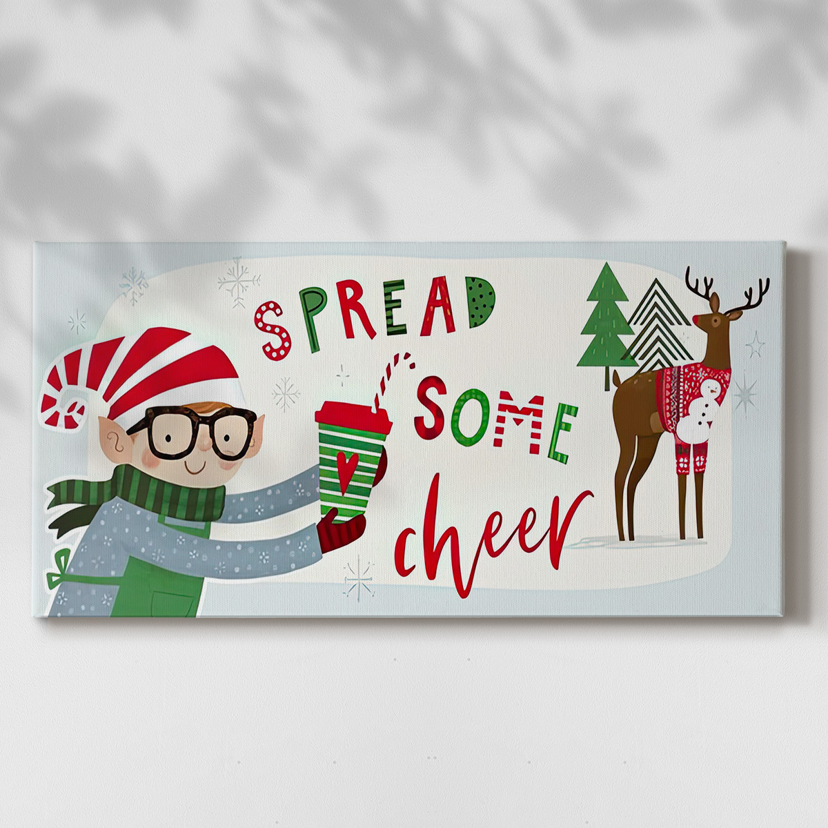 Santa's Foodtruck Collection D- Gallery Wrapped Canvas