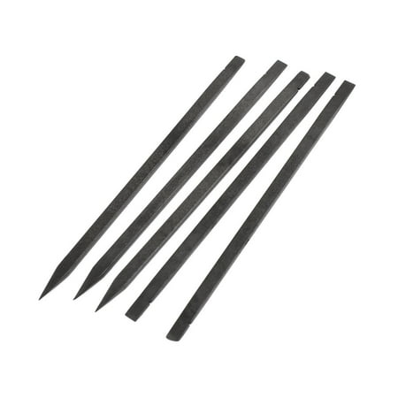 5 Pcs Plastic Stick Spudger Opening Tool Black for Smartphone Repairing