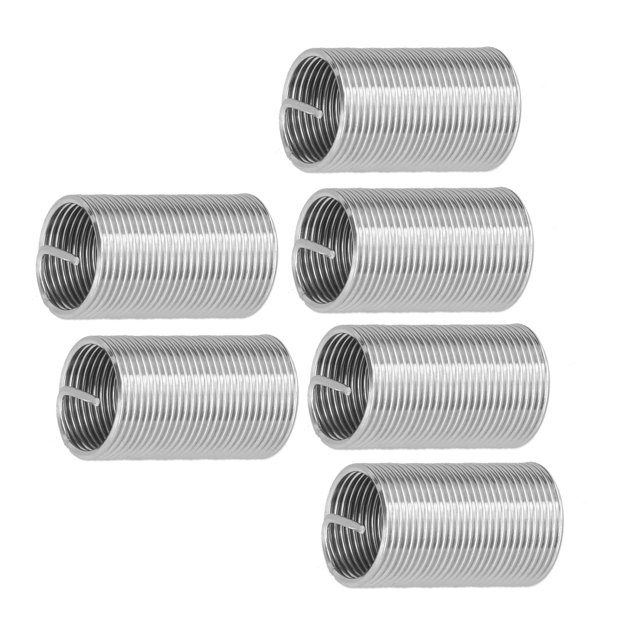 Kit de Réparation de Filetage M14 X 1.25, Outil de Réparation d'Écrou d'Insertion en Spirale avec Matériau SUS304 pour Machines Hydrauliques, Soudure, Pièces Auto