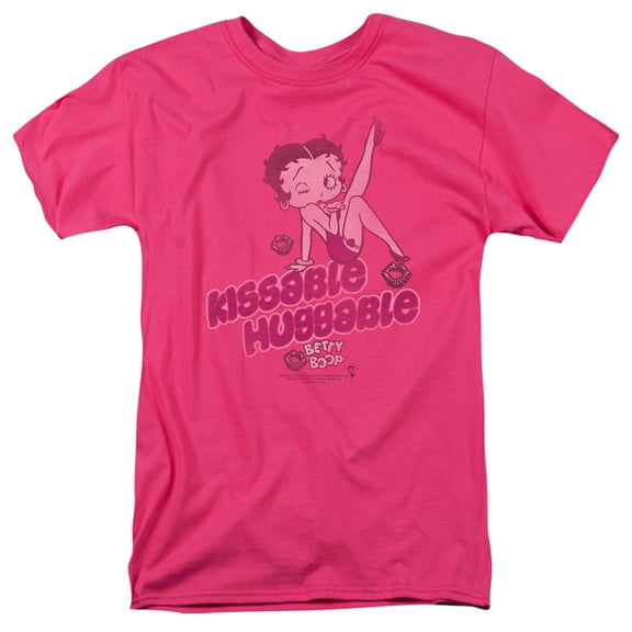 Betty Boop/Kissable Huggable Mens Short Sleeve Shirt