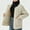 Beige Coats for Winter, variant on XPMWRP Women's Quilted Casual Zip Jacket Long Sleeve Solid Color Fashion Loose Coats Fall Winter Trendy Windproof Clothes with Pockets Beige XL