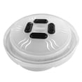 thumbnail image 1 of Feinib Lid Clearance Microwave Splatter . Design Microwave Cover for Food Upgraded Magnets Vented Microwave Food Cover 12 Inch Baking Tray Set on Sale 1X Lid, 1 of 9