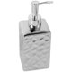 thumbnail image 3 of Dispensador de jabón cuadrado: Botella de loción líquida para baño y cocina con bomba de metal, rellenable para platos, aceites esenciales y champú, 380 ml, 3 of 8