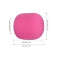 thumbnail image 2 of Cubierta de micrófono de esponja tipo bola gruesa de 2 piezas, protección de pantalla contra el viento, rosa para KTV, 2 of 2