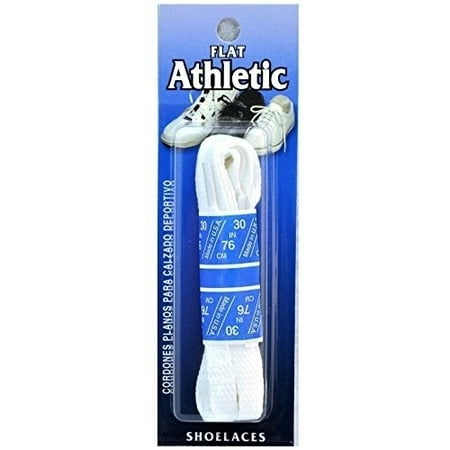 

Flat Style Athletic Shoe Laces ( 1 Pair) (Assorted Colors) (45 Inch White)