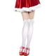 thumbnail image 1 of 1 par de calcetines altos hasta la rodilla con volantes de encaje Kawaii, medias largas con lazo para disfraz, malla de poliéster, estilo gótico, para la escuela, cosplay, fiesta, niñas y mujeres, 1 of 5