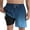 Gradient Dark Blue MK172, variant on APTRO Mens Swim Trunks With 2 in 1 Compression Liner 5.5"Board Shorts Quick Dry Swimming Bathing Suit Summer Beach Shorts Gradient Dark Blue MK172