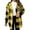 1# Yellow, variant on Fshiont Womens Fuzzy Fleece Jacket Fall Winter Faux Fur Coat Sherpa Jacket Open Front Cardigan Outerwear Blue S