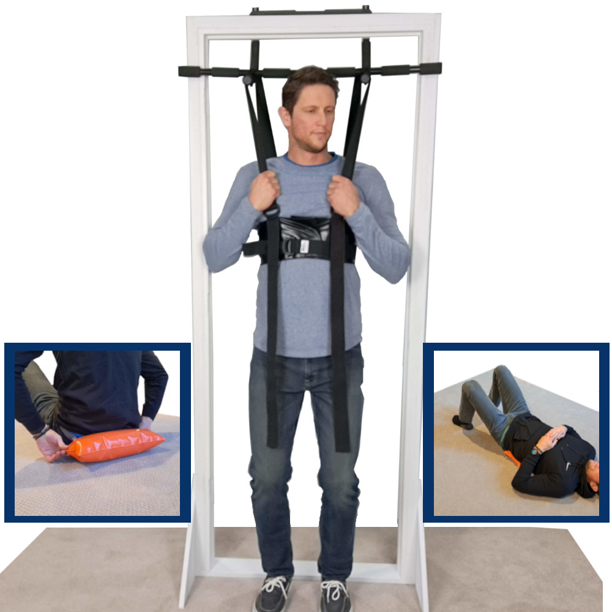 Low Back Traction Package 3 Minutes a Day Spinal Back