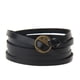 thumbnail image 2 of Aleación Cinco Vueltas Brazalete de Cuero Brazalete para Mujeres Hombres SM SunniMix Pulsera de múltiples capas de moda, 2 of 5