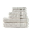 thumbnail image 1 of 6-Piece Diamond Jacquard Turkish Bath Towel Set, 1 of 2
