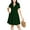 Dark Green, variant on Women's Plus Size Summer Dress with Pockets, Casual and Party Ready