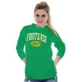 thumbnail image 3 of Fruit Veg Herbivore Vegetarian Long Sleeve TShirt Men Women Brisco Brands S, 3 of 5